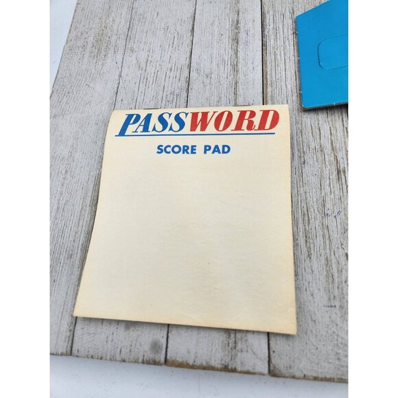 Vintage Password Game Replacement Piece Part score card spinner 12th Ed - Picture 3 of 4